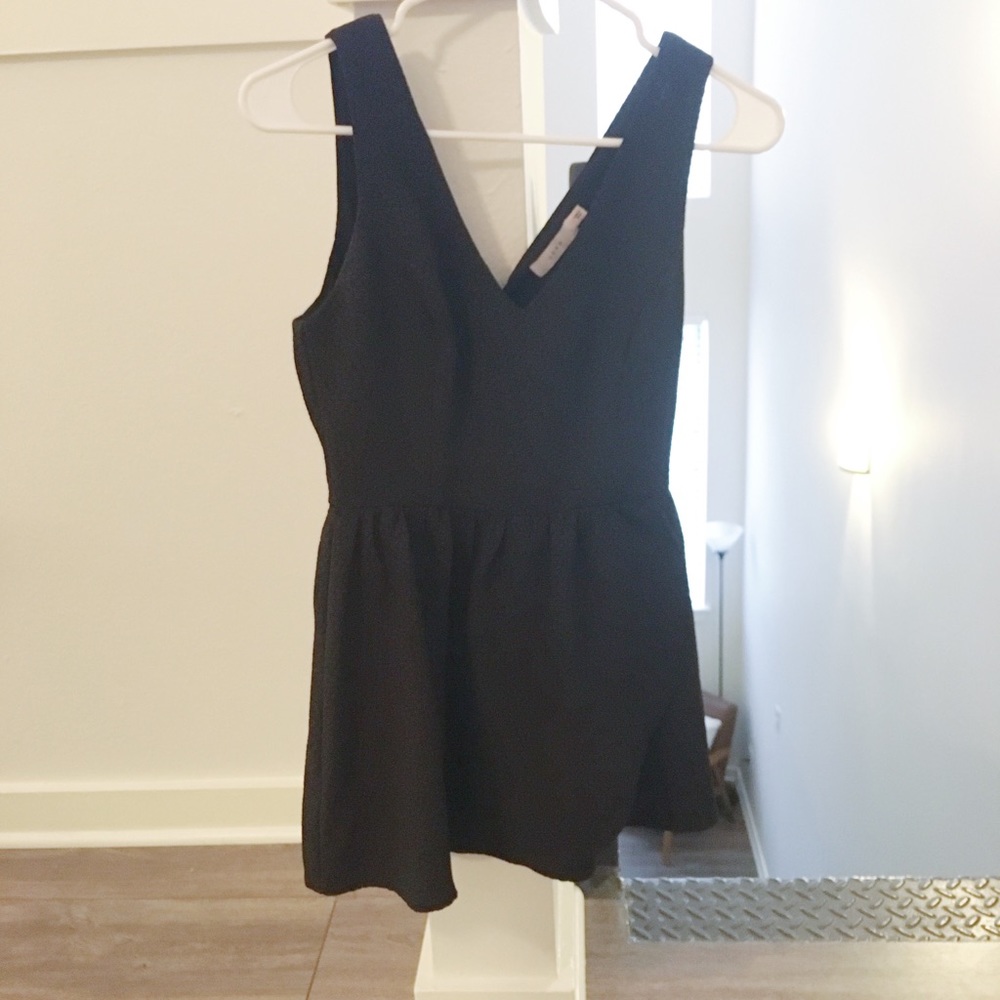 Black Mini Romper